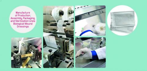 Design of the production line, packaging and sterilization of ventilator tubes